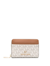 MICHAEL MICHAEL KORS MONOGRAM-PATTERN LEATHER CARDHOLDER