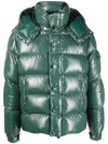 Moncler Maya Down-filled Jacket In Grün