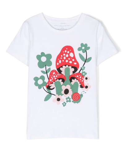 Stella Mccartney Graphic-print T-shirt In Weiss