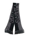 SAINT LAURENT INTARSIA-KNIT LOGO SCARF