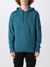 C.p. Company Sweatshirt  With Lens In Green