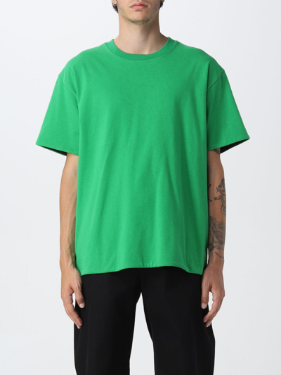 Bottega Veneta Oversize Cotton T-shirt In Green