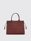 Marsèll Small Curve Bag In Grained Leather In Sangria