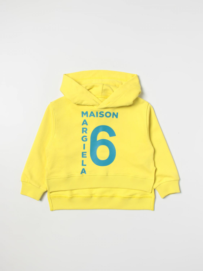 Mm6 Maison Margiela Jumper  Kids In Yellow