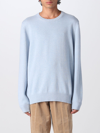 Brunello Cucinelli Cashmere Sweater In Gnawed Blue