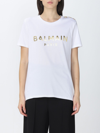 Balmain T-shirts  Women Color White