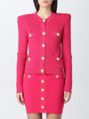 Balmain Cardigan  Women Color Fuchsia