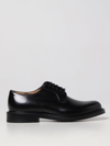 Church's Shannon Brushed Leather Derby Shoes In Black