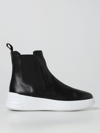 Hogan Stivaletto Rebel H562 In Pelle In Black
