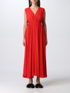 N°21 连衣裙 N° 21 女士 颜色 红色,D25041014