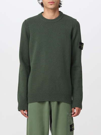 Stone Island Sweater  Men Color Olive