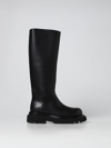Bottega Veneta Shibuya Leather Knee Boots In Black