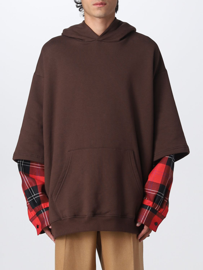 Marni Sweatshirt In Brown Cotton