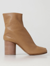 Maison Margiela Tabi Heeled Ankle Boots In Nude