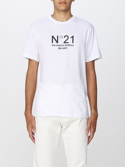 N°21 T-shirt N° 21 Men In White