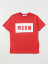 Msgm T-shirt  Kids Kids In Red