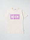 Msgm T-shirt  Kids Kids In Cream