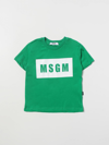 Msgm T-shirt  Kids Kids In Green