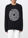 Jw Anderson Swirl Logo Sweatshirt - Black In Black