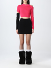 Andersson Bell Two-tone Mini Dress In Rosa