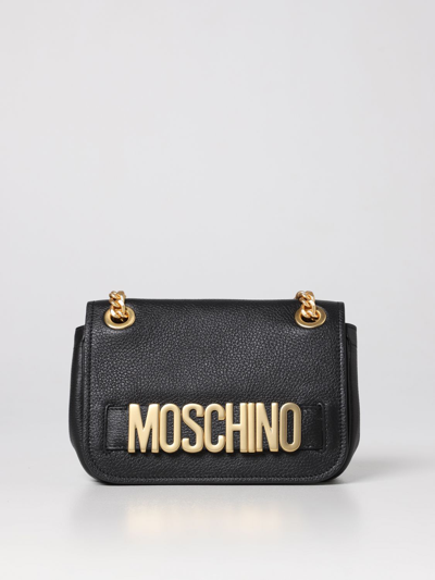 Moschino Couture Leather Bag In Black
