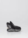 Mou Contrast-stitch Ankle Boots In Black
