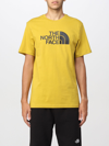 The North Face Crewneck T-shirt In Yellow