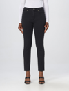 Michael Kors Straight Leg Jeans In Black