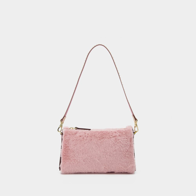 Manu Atelier Mini Prism Bag Aus Orchid Leder In Pink