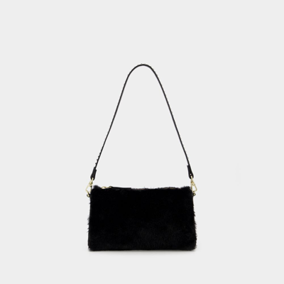 Manu Atelier Mini Prism Bag Aus Schwarz Leder In Black