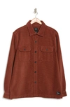 Union Corduroy Shirt Jacket In Henna