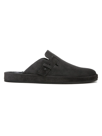 Vince Men's Essex Leather Slip-on Shoes In Graphite