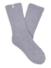 Ugg Teddi Cozy Crew Socks In Cloudy Grey