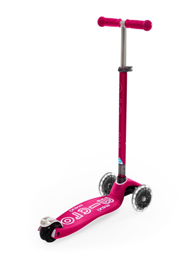 Micro Kickboard Kid's Maxi Deluxe Led Light-up Scooter In Pink