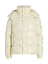 Moncler Maya Padded Shell-down Jacket In Snowflake White