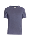 OFFICINE GENERALE MEN'S PIECE STRETCH LINEN T-SHIRT