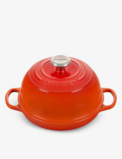 Le Creuset Domed-lid Cast-iron Bread Oven 24cm In Volcanic