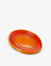 Le Creuset Oval Stoneware Spoon Rest In Volcanic