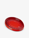 Le Creuset Oval Stoneware Spoon Rest In Cerise
