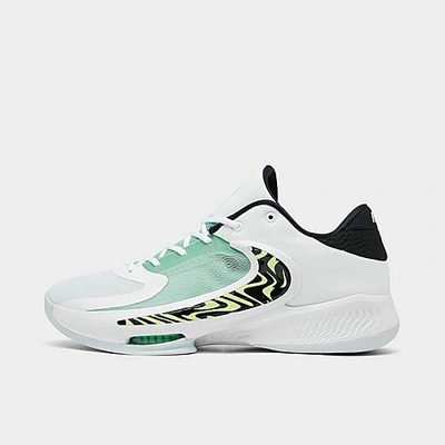 Nike Men's Freak 4 "greek Coastline" Basketball Shoes In White/black/volt