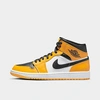 Nike Jordan Air Retro 1 Mid Casual Shoes In Taxi/black/white