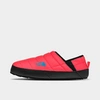 The North Face Inc Women's Thermoball™ Traction Mule V Slip-on Casual Shoes In Brilliant Coral/tnf Black