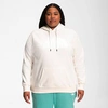 The North Face Inc Women's Half Dome Pullover Hoodie (plus Size) In Gardenia White/tnf White
