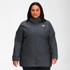 The North Face Inc Women's Antora Parka Jacket (plus Size) In Vanadis Grey