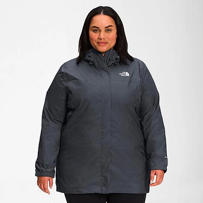 The North Face Inc Women's Antora Parka Jacket (plus Size) In Vanadis Grey