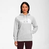 The North Face Inc Women's Half Dome Pullover Hoodie In Tnf Light Grey Heather/tnf White
