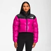 The North Face Inc Women's Nuptse Short Jacket In Fuschia Pink