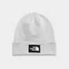 The North Face Dock Worker Beanie Hat In Tnf Light Grey Heather