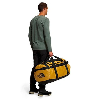 The North Face Base Camp 50l Medium Duffel Bag In Yellow And