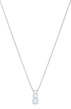 Swarovski Stilla Pendant Necklace In Metallic